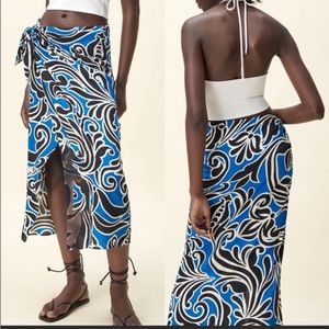 Zara wrap skirt